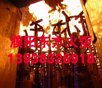 地面火炬燃...